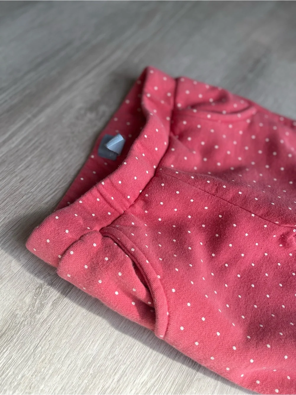 Cozy Cream Hoodie & Pink Polka Dot Pants Kids Set